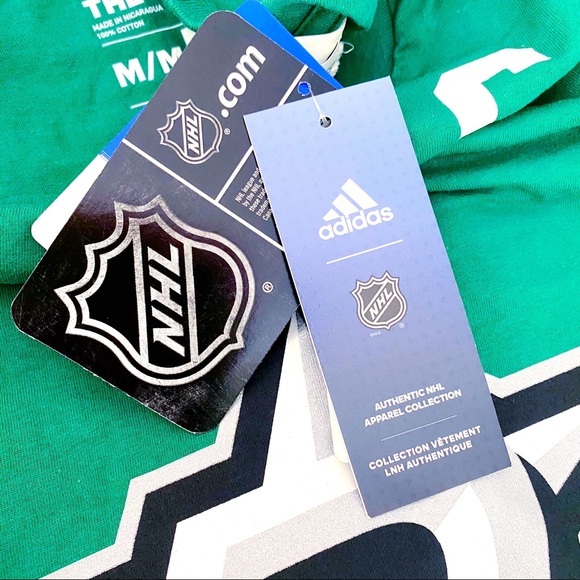 🆕 Adidas NHL Dallas Stars Benn Jersey T-Shirt Tee - Picture 7 of 7